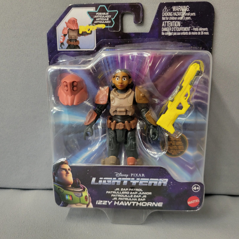 Disney Pixar Lightyear Movie Izzy Hawthorne Action Figure Posable Toy 4.5" Matte